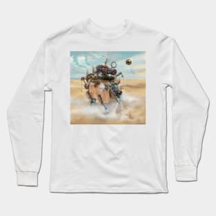 Armadillo - steampunk city Long Sleeve T-Shirt